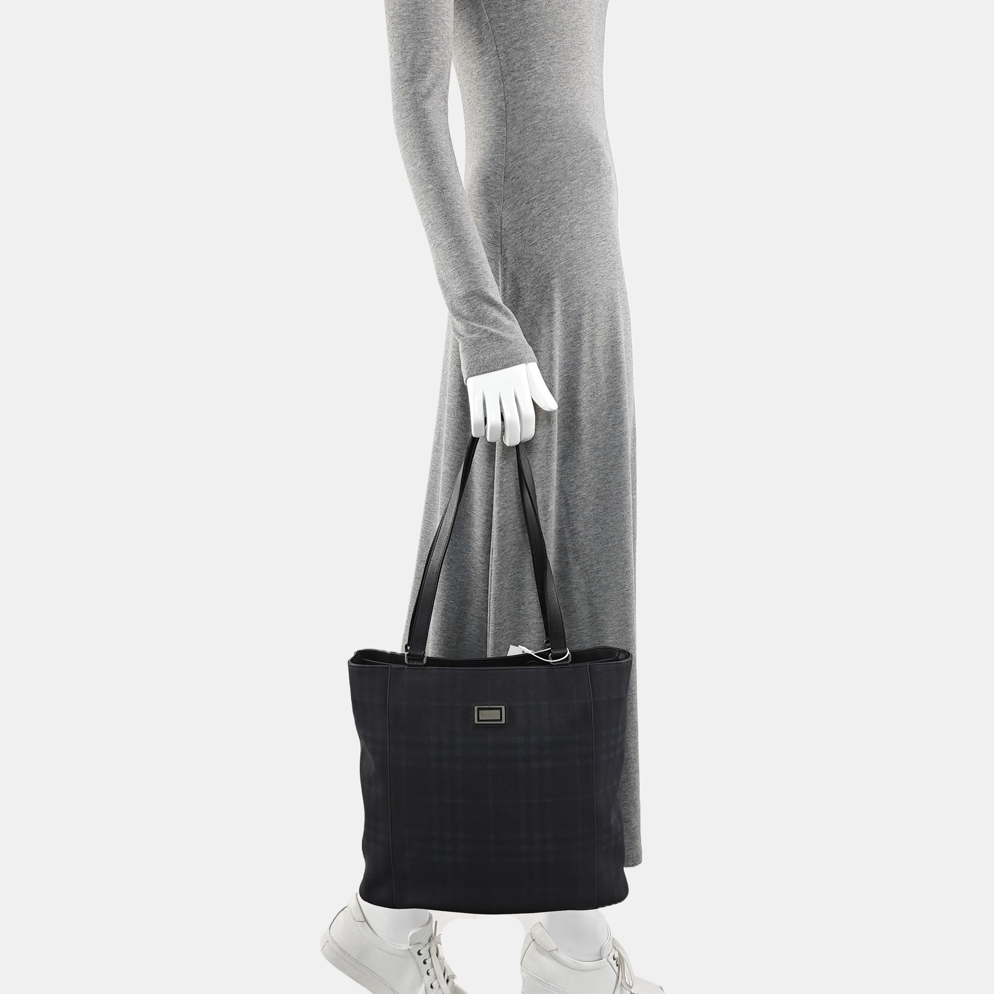 Special Material Top Handle Bag Black
