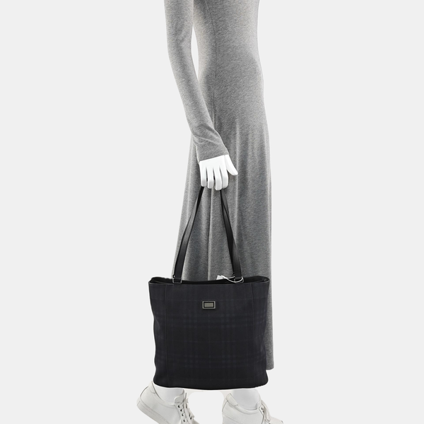 Special Material Top Handle Bag Black