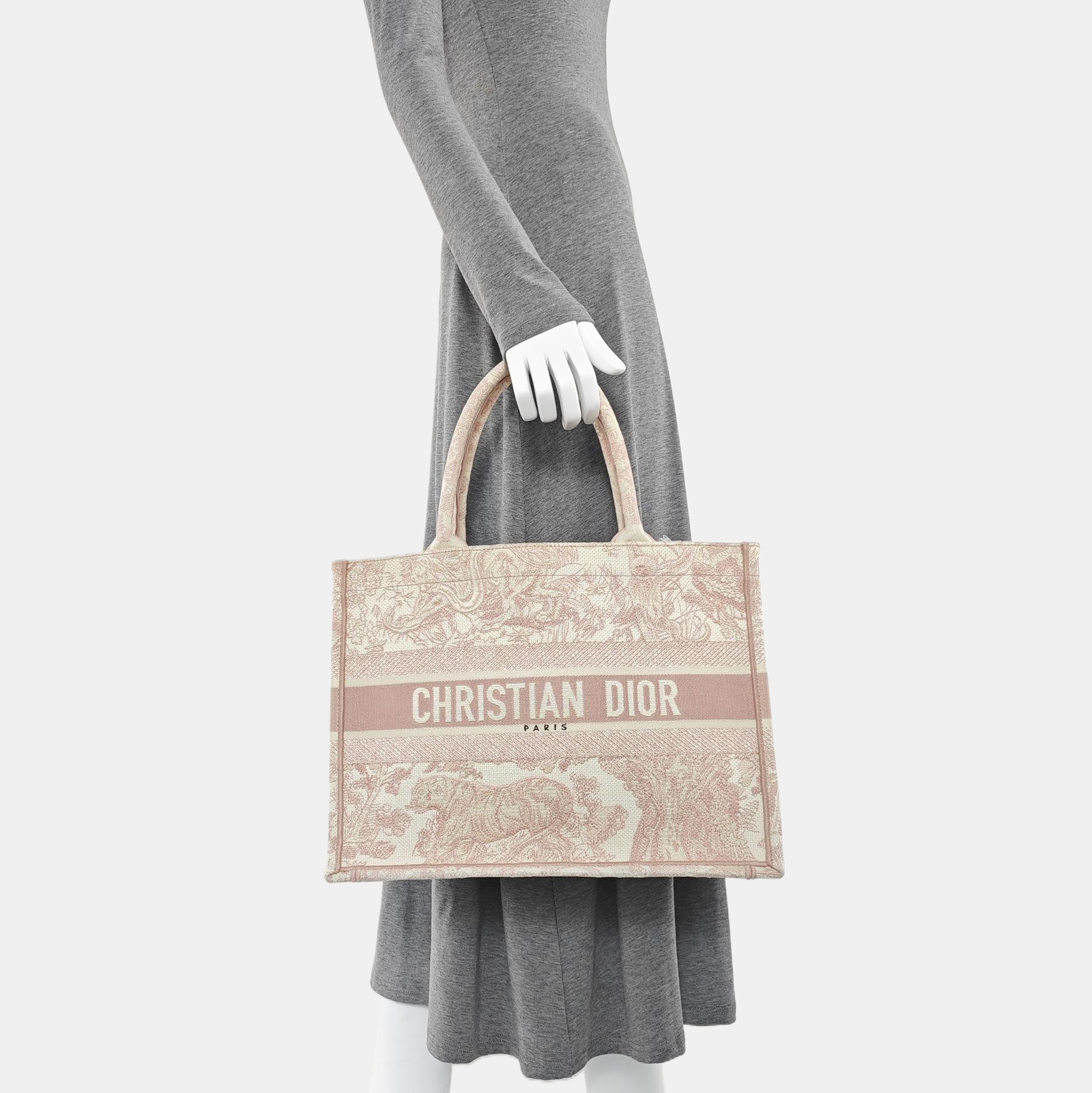 Book Tote Medium Canvas Pink