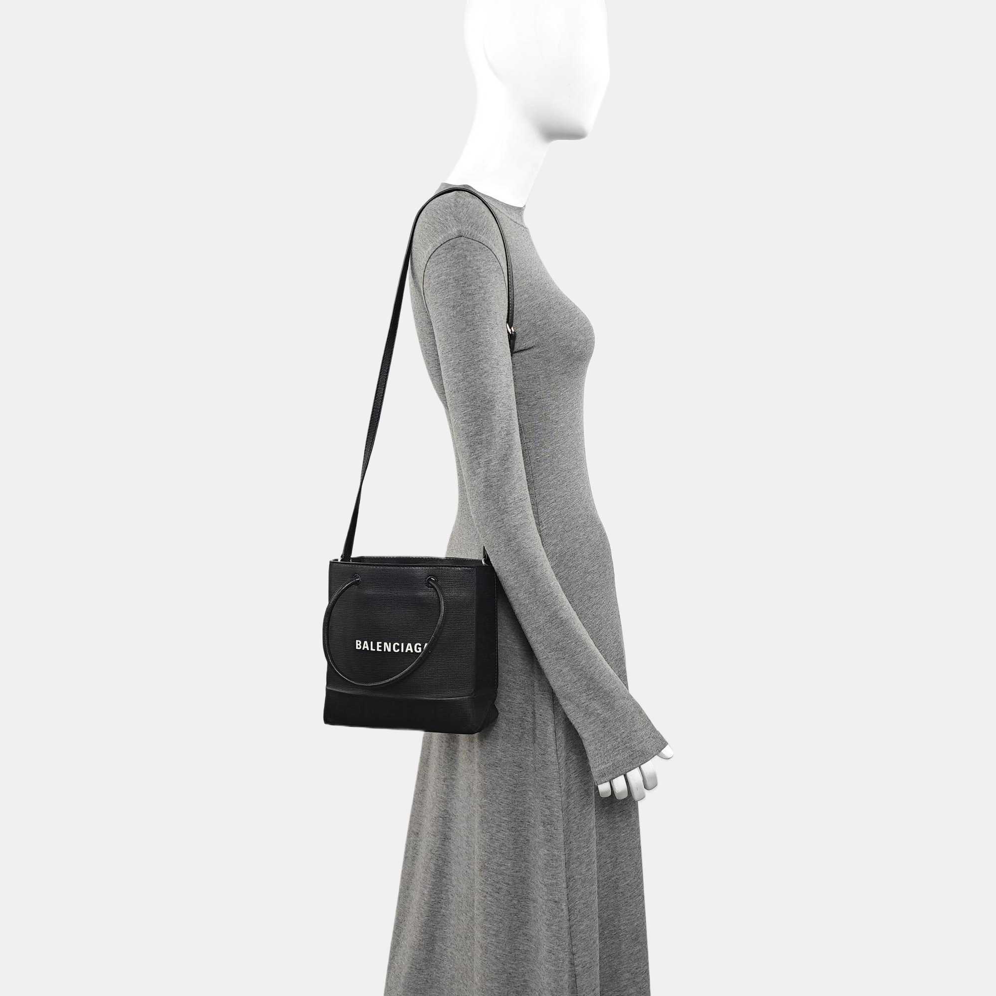 Shopping Bag Super Mini Calfskin Black