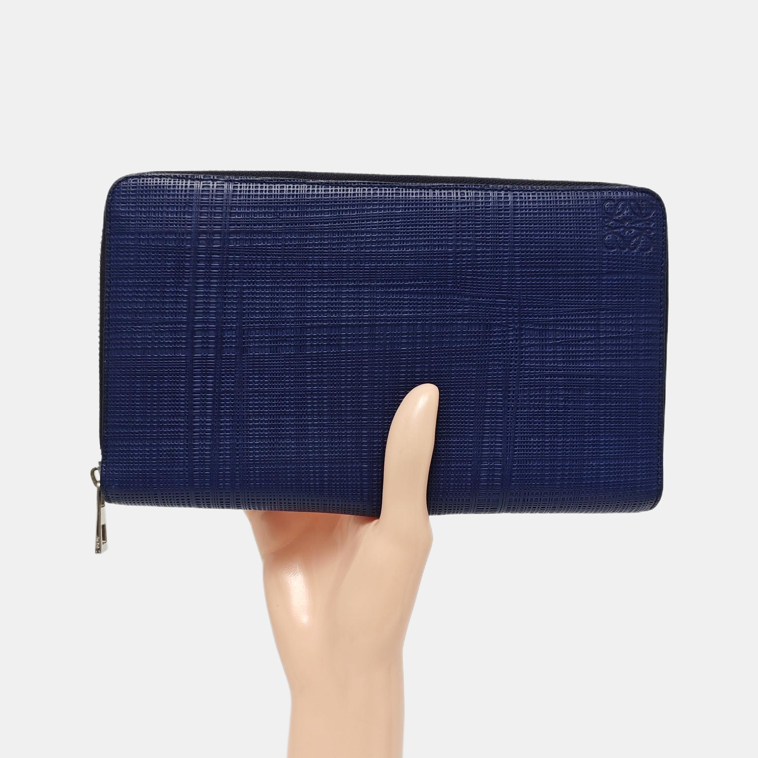 Calfskin Wallet Blue