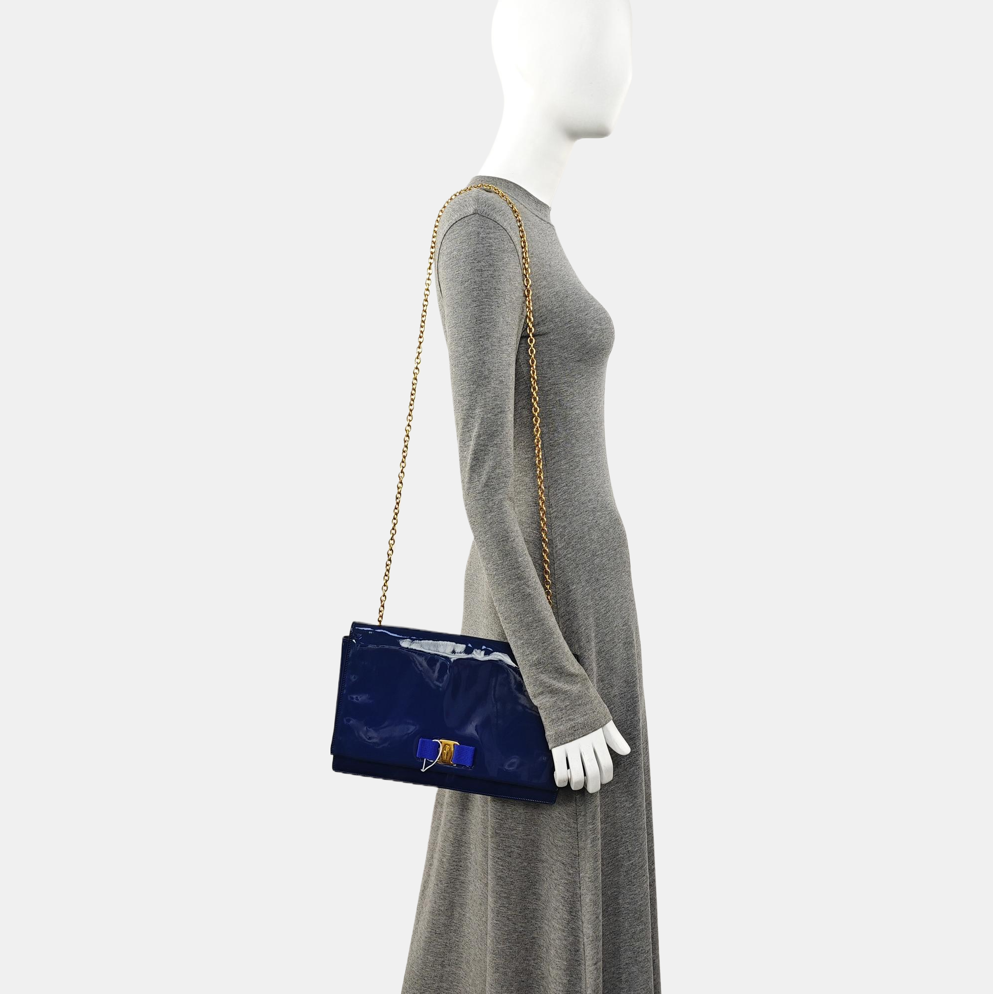 Ginny Patent Leather Blue