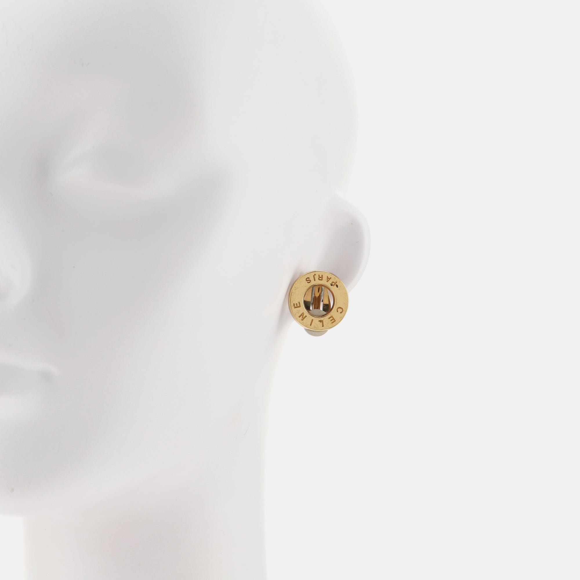 Metal Gold Clip On Earrings