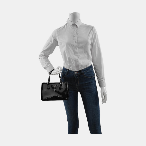 Galleria Small Calfskin Black