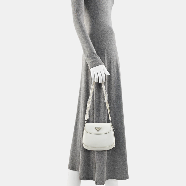 Cleo Mini Calfskin White