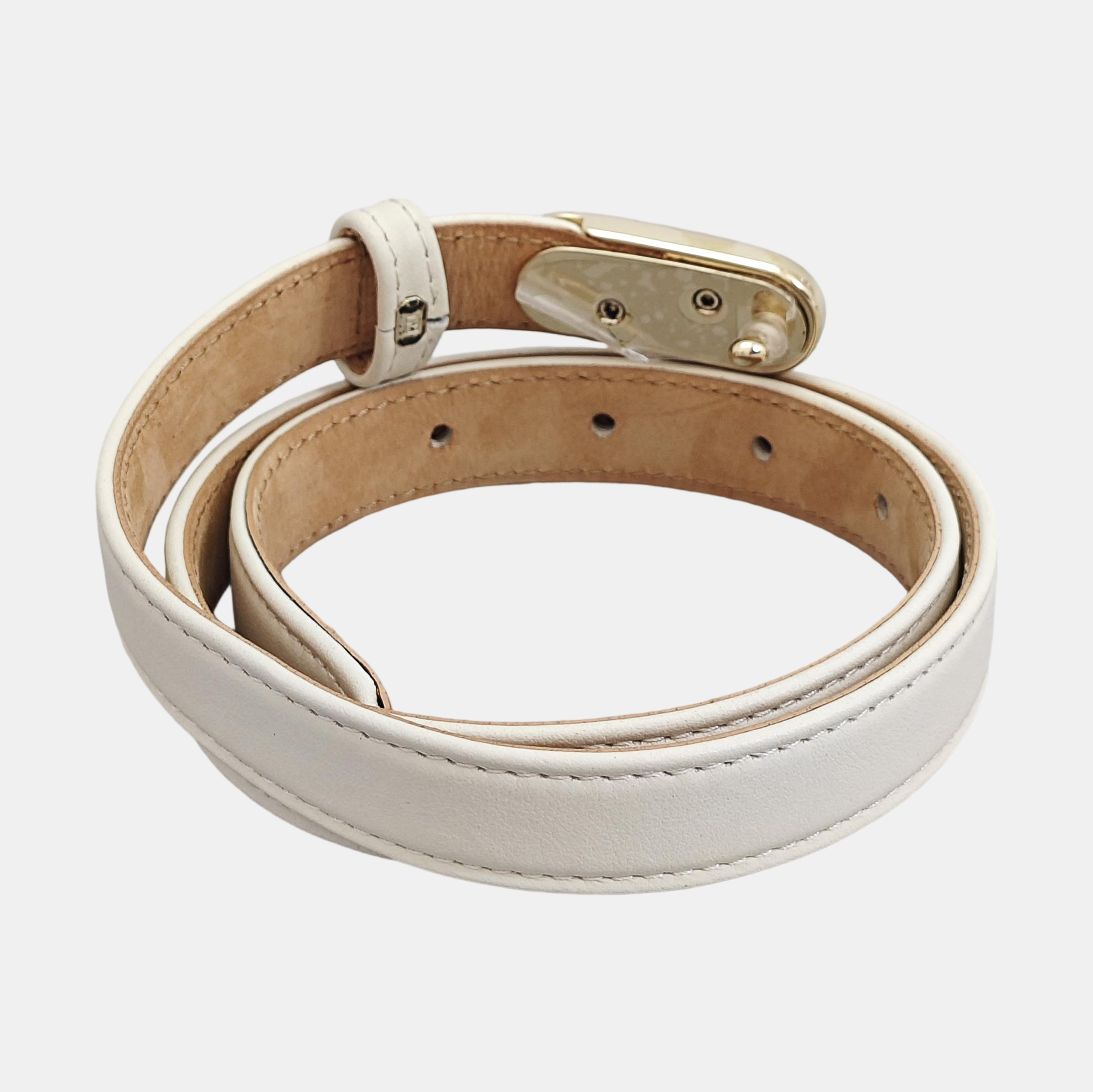 Leather Belt Yellow