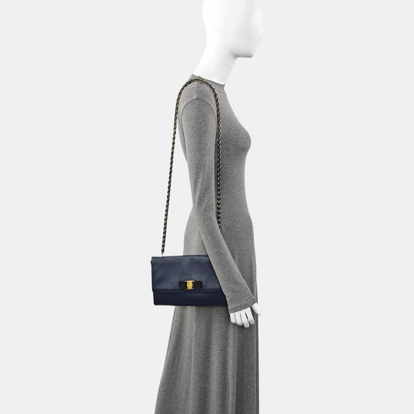 Ginny Calfskin Blue