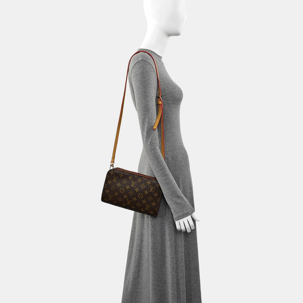 ORSAY Monogram Coated Canvas Brown