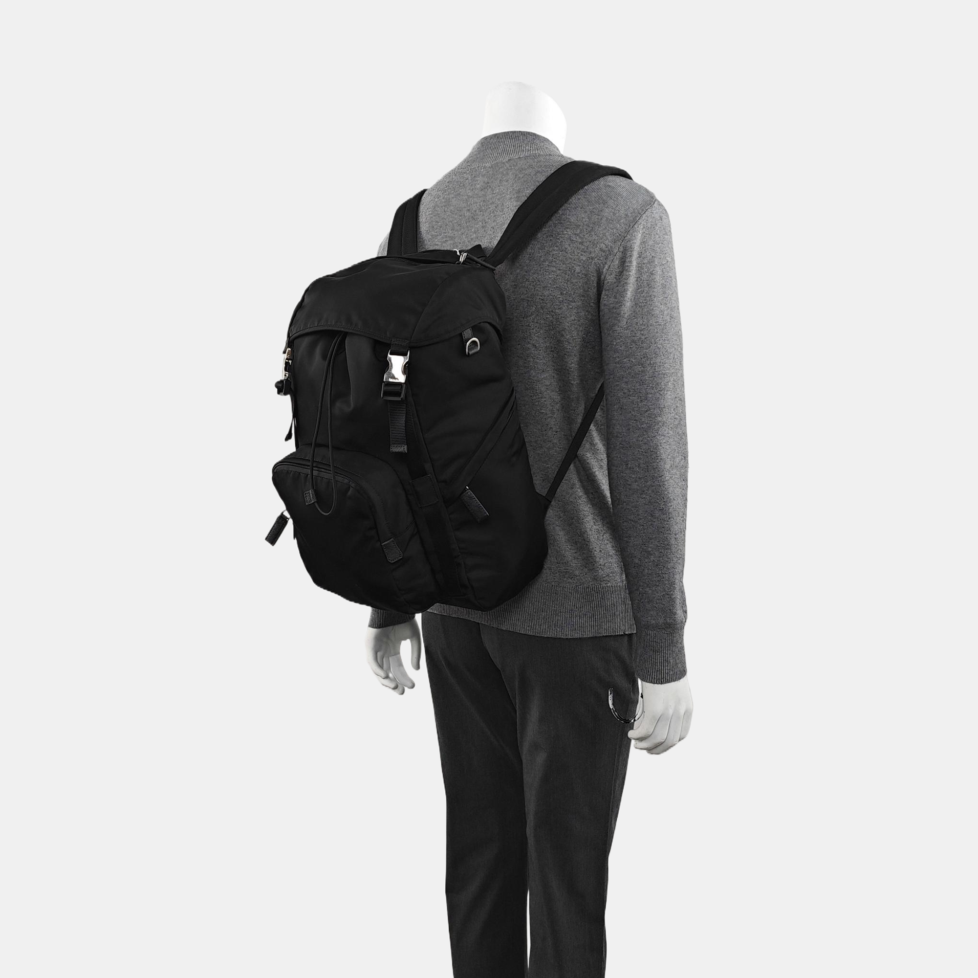 Re-Nylon Backpack Nylon Black
