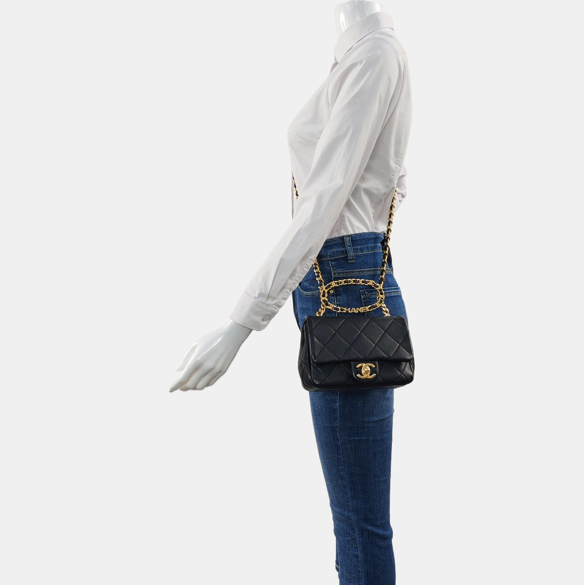 CLASSIC FLAP Mini Quilted Lambskin Black