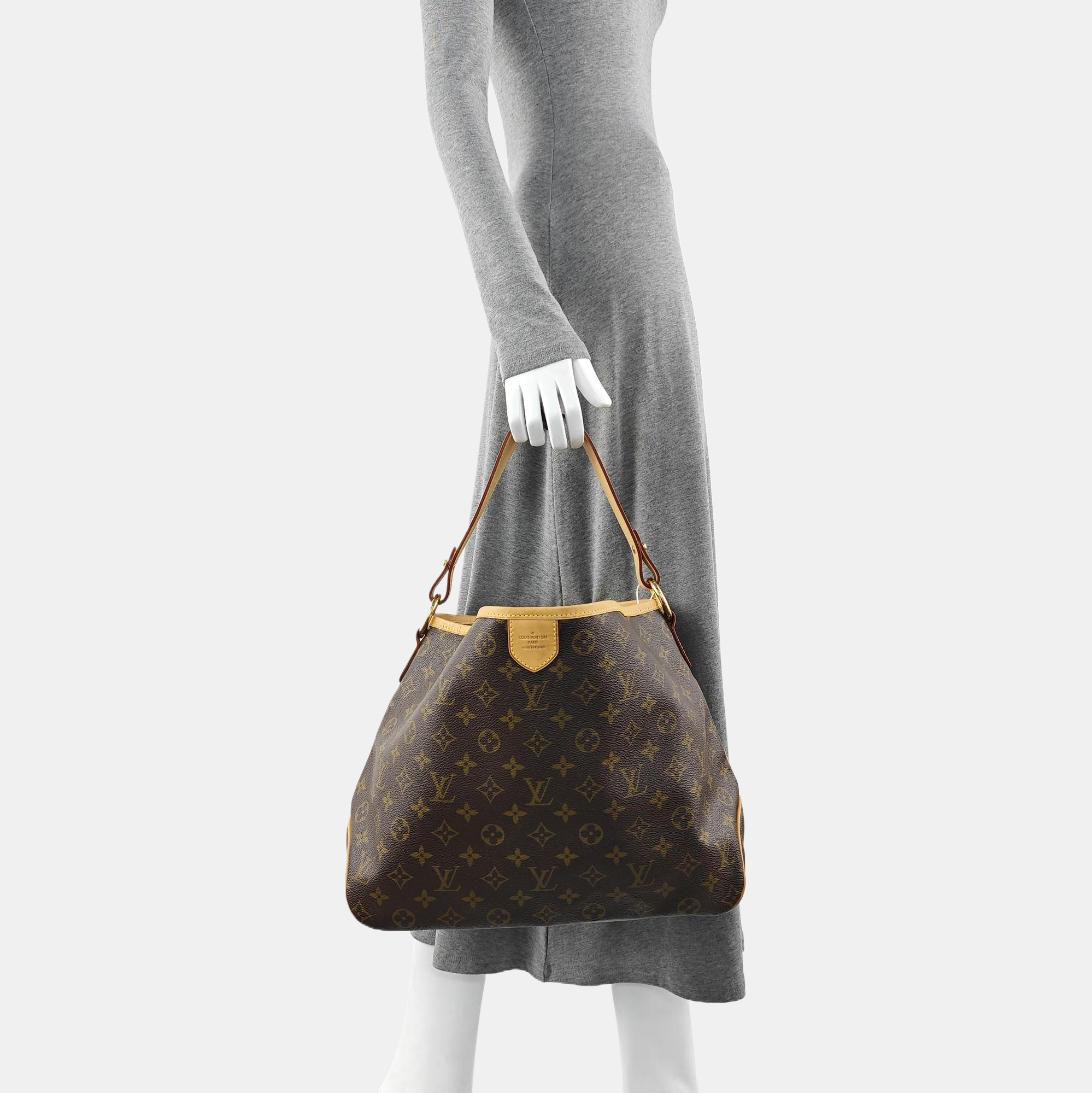 DELIGHTFUL Monogram Coated Canvas Brown