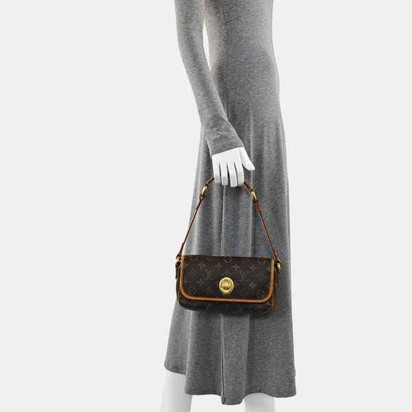 TIKAL Monogram Coated Canvas Brown