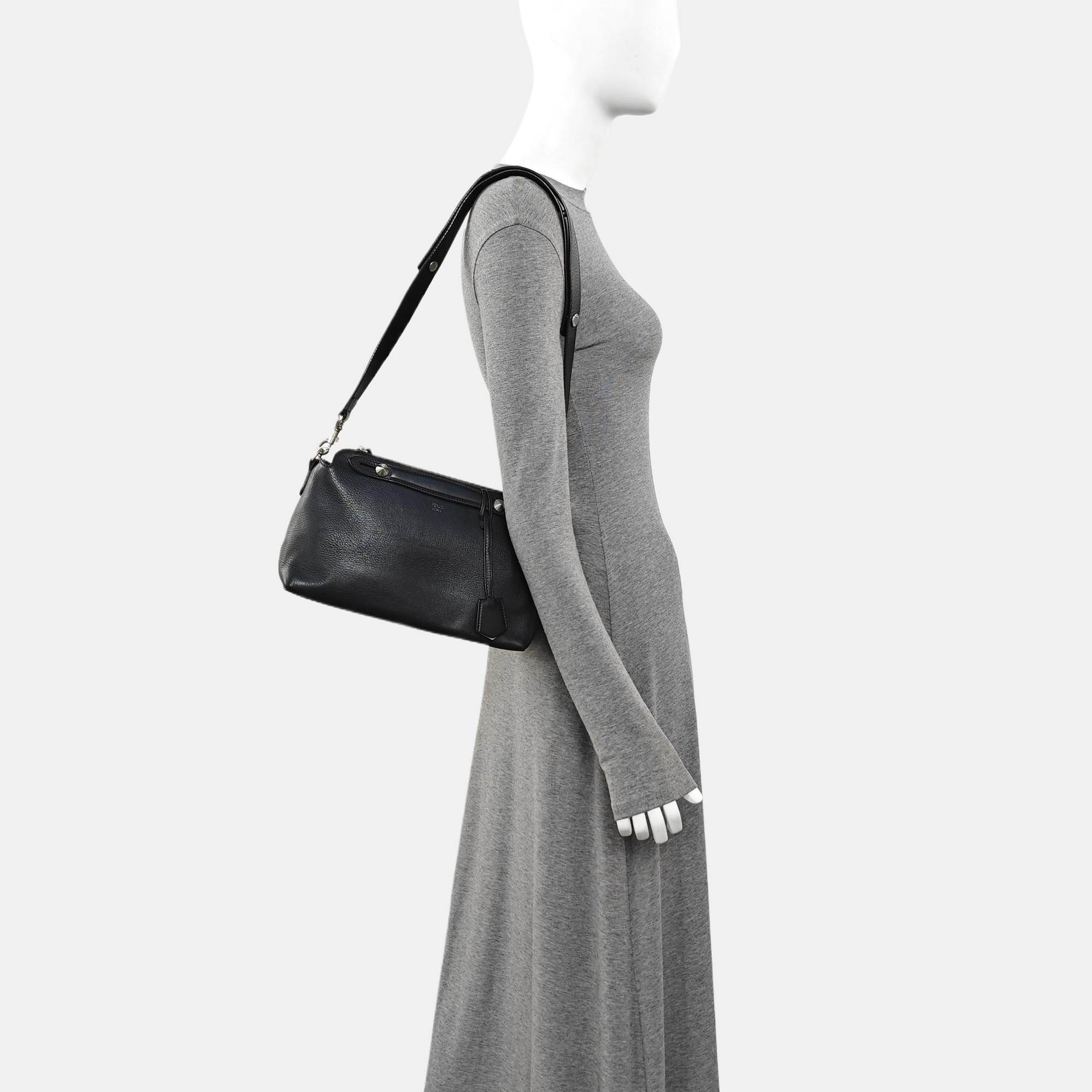 By The Way Medium Calfskin Black
