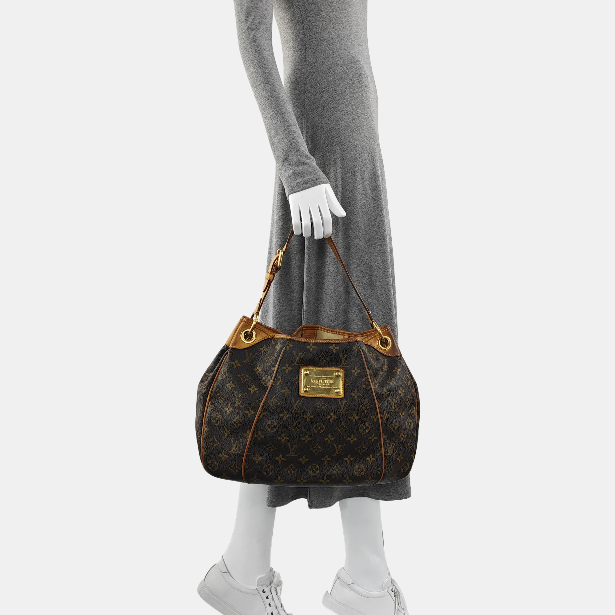 GALLIERA Monogram Coated Canvas Brown