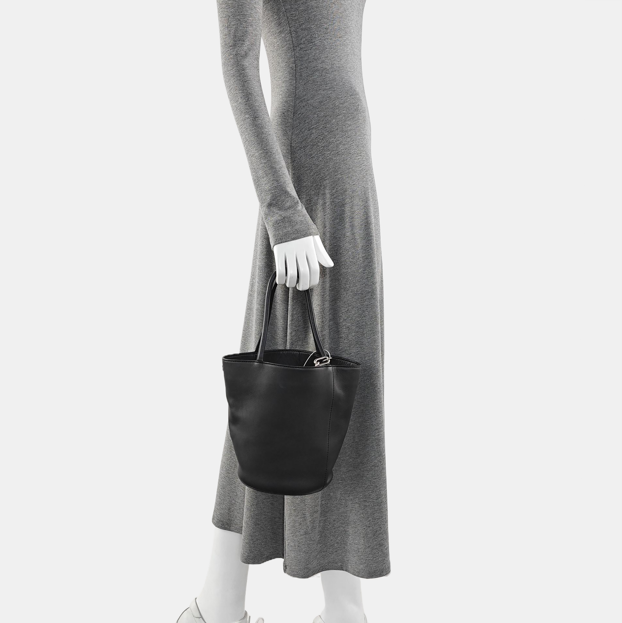 Leather Tote Bag Black