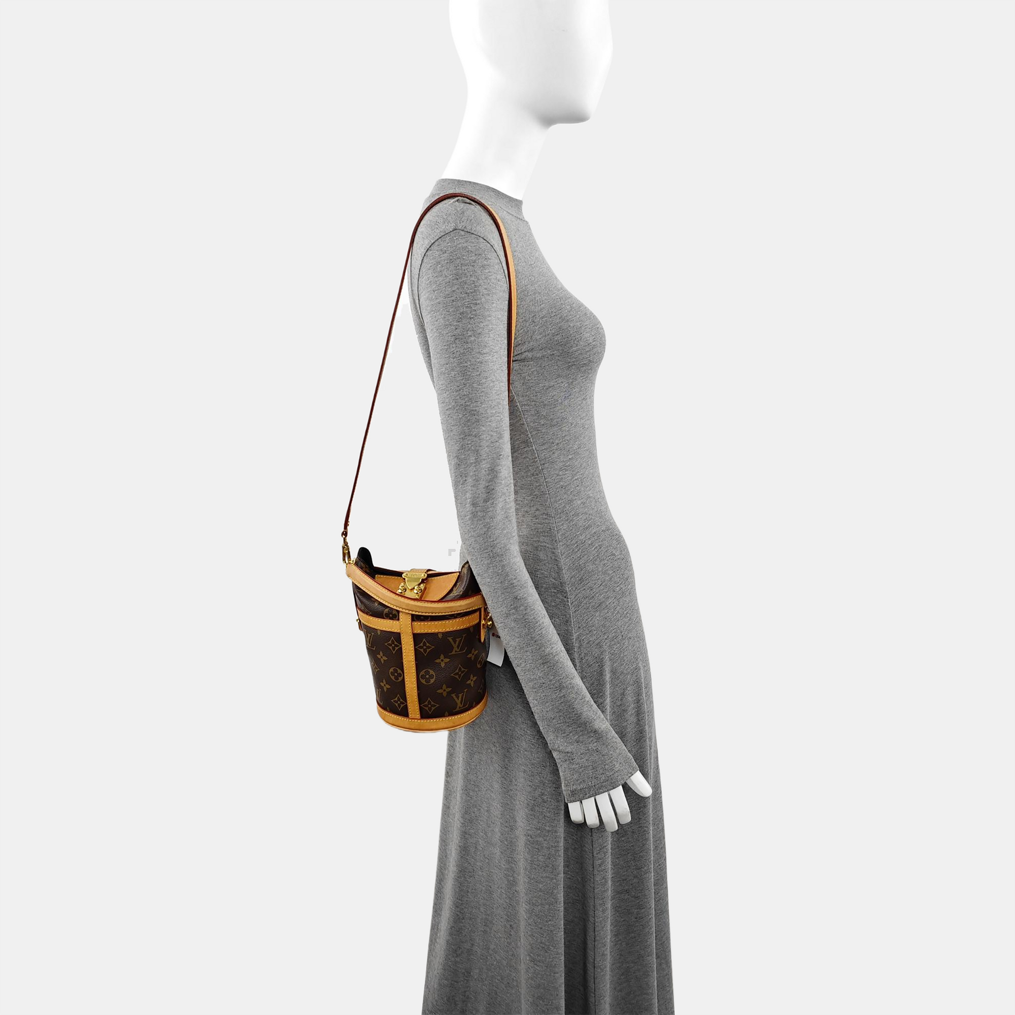 DUFFLE Monogram Coated Canvas Brown