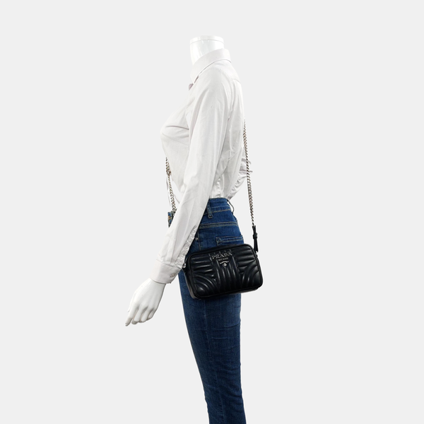 Diagramme Quilted Lambskin Black