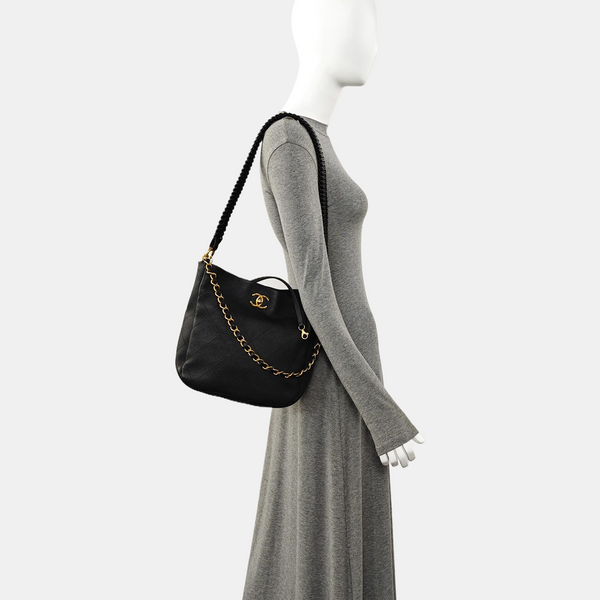 Quilted Calfskin Black