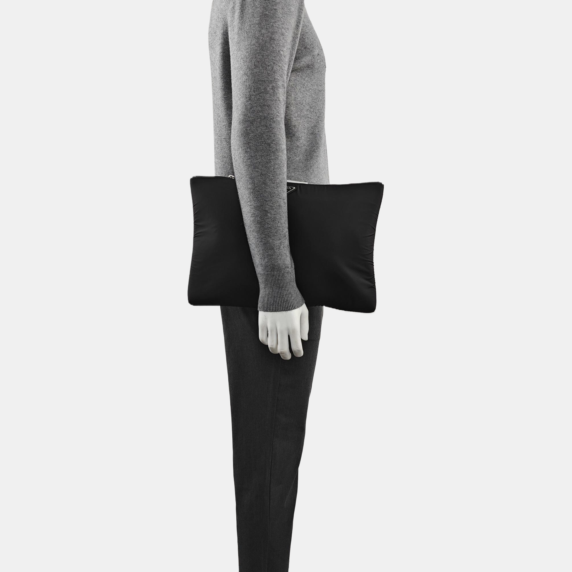 Nylon Clutch Black