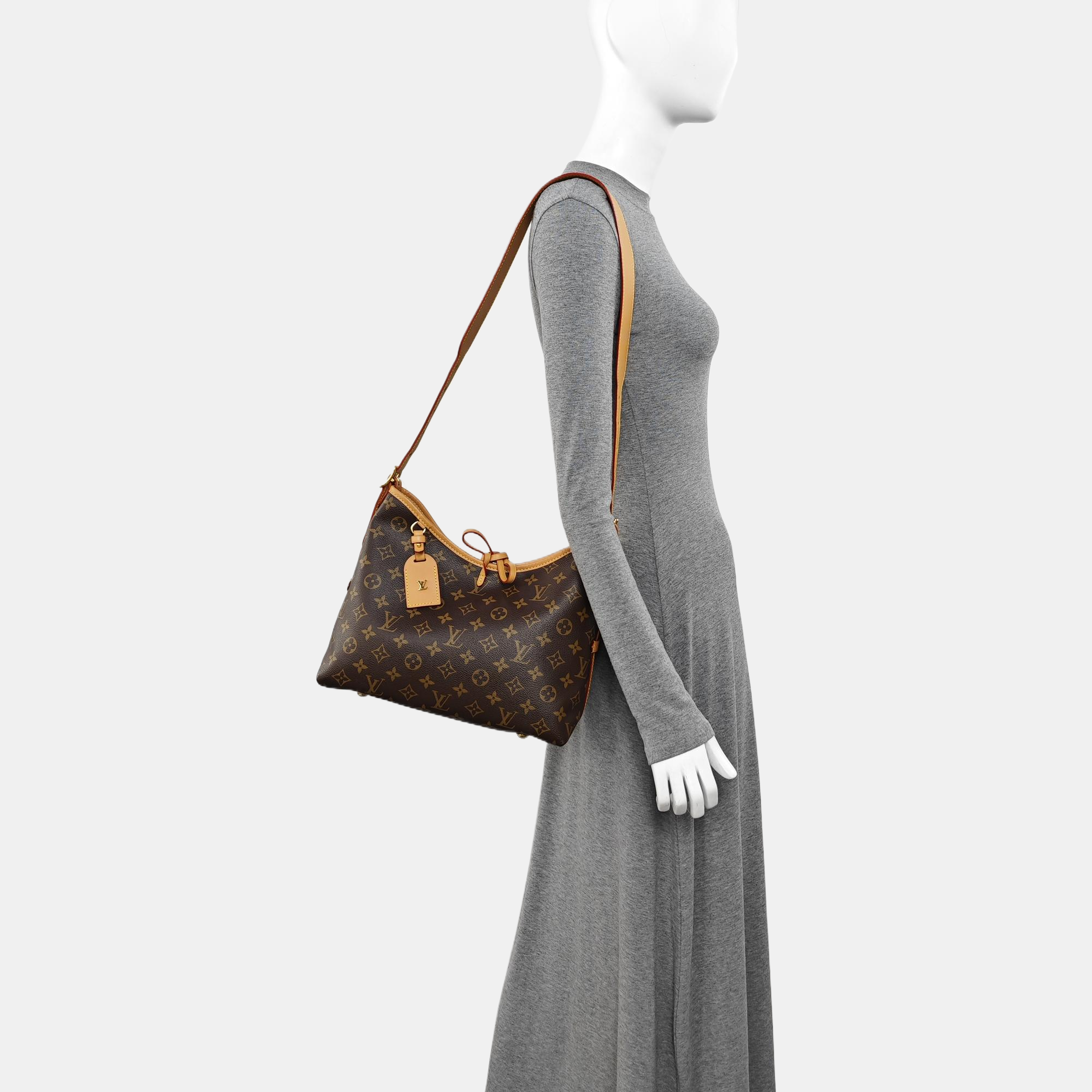CARRYALL PM Monogram Coated Canvas Brown