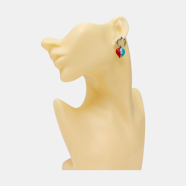 Interlocking G Brass Multicolor Stud Earrings