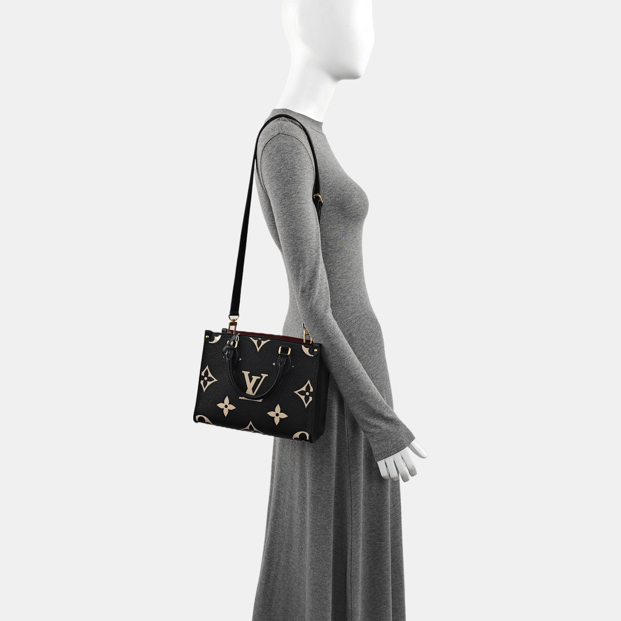 ONTHEGO PM Calfskin Black