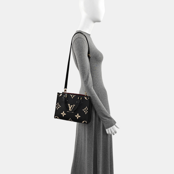 ONTHEGO PM Calfskin Black