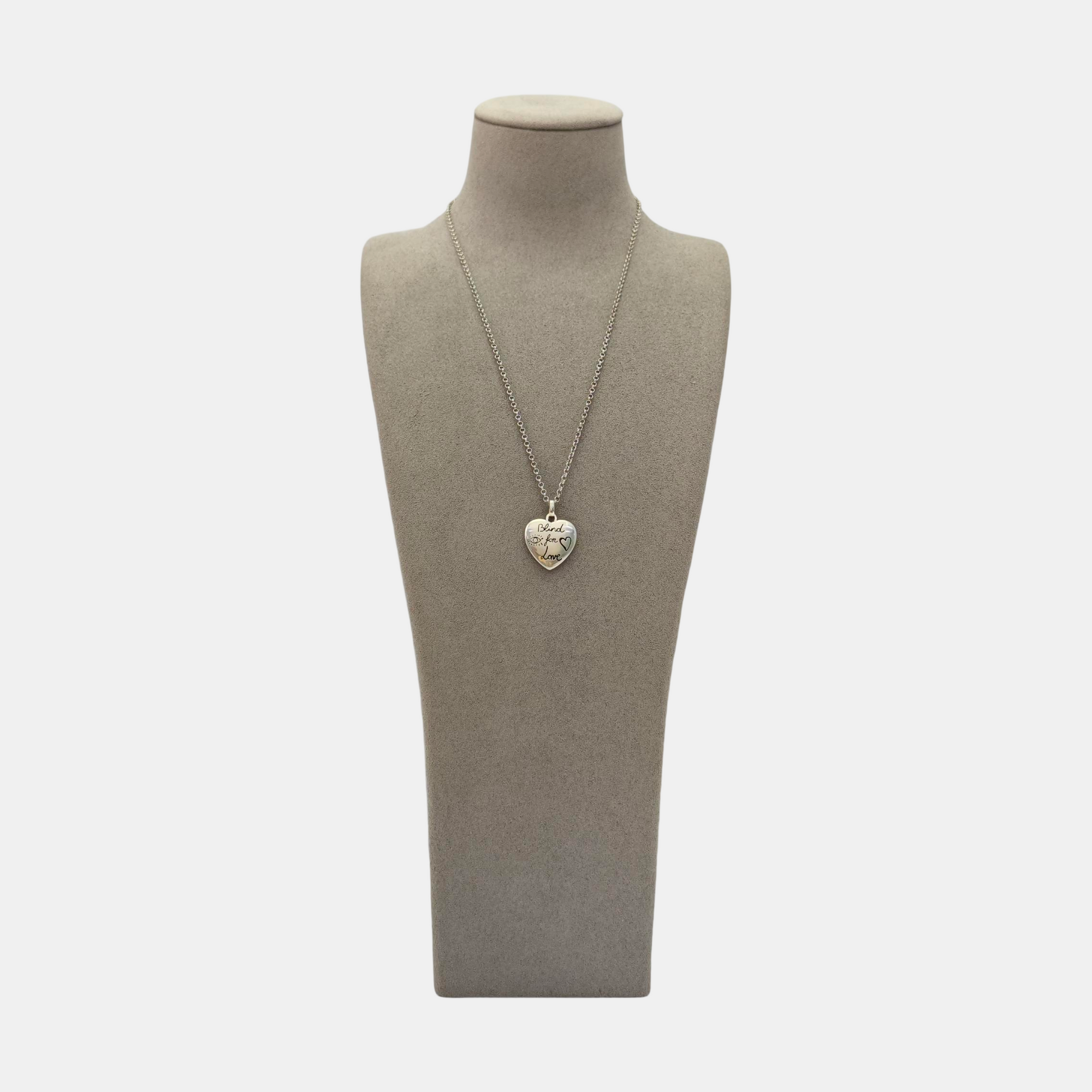 Blind For Love 925 Sterling Silver Necklace