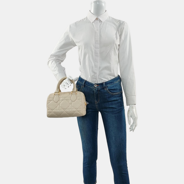 Cannage Calfskin White