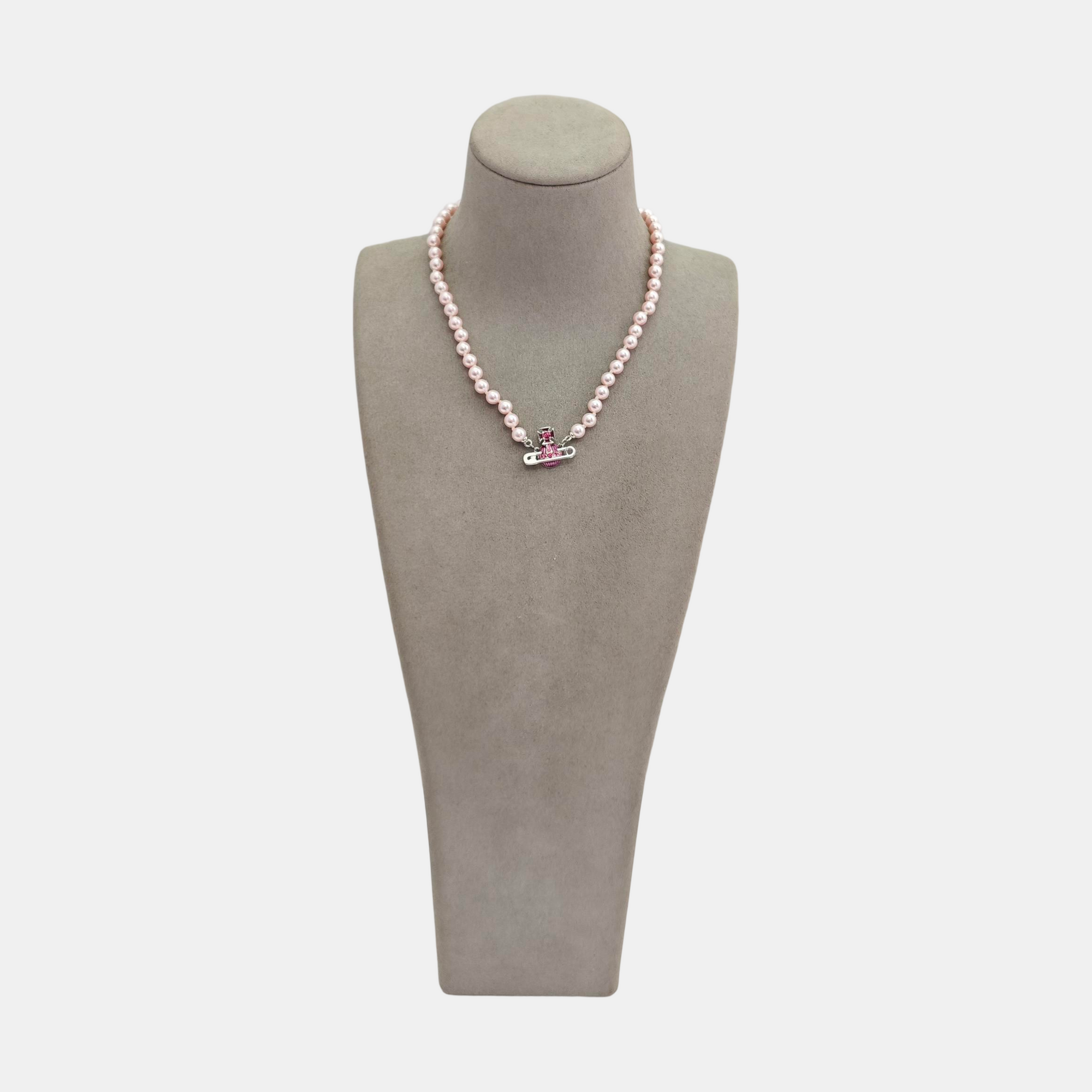 Metal Pink Necklace