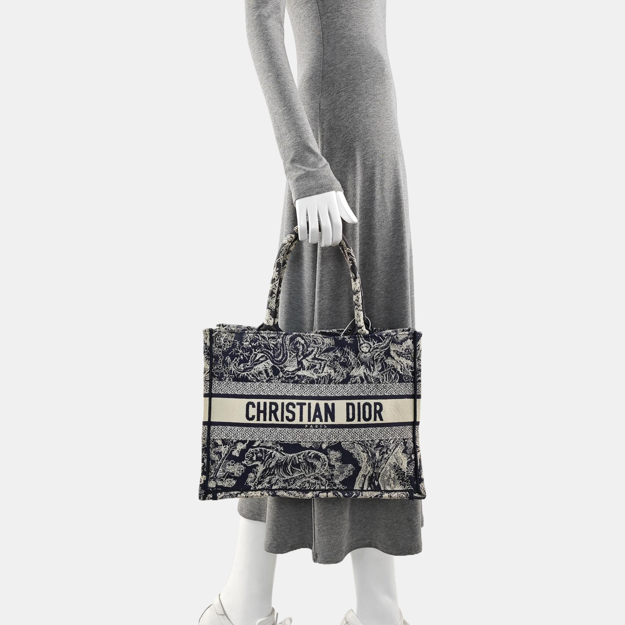 Book Tote Medium Canvas Blue