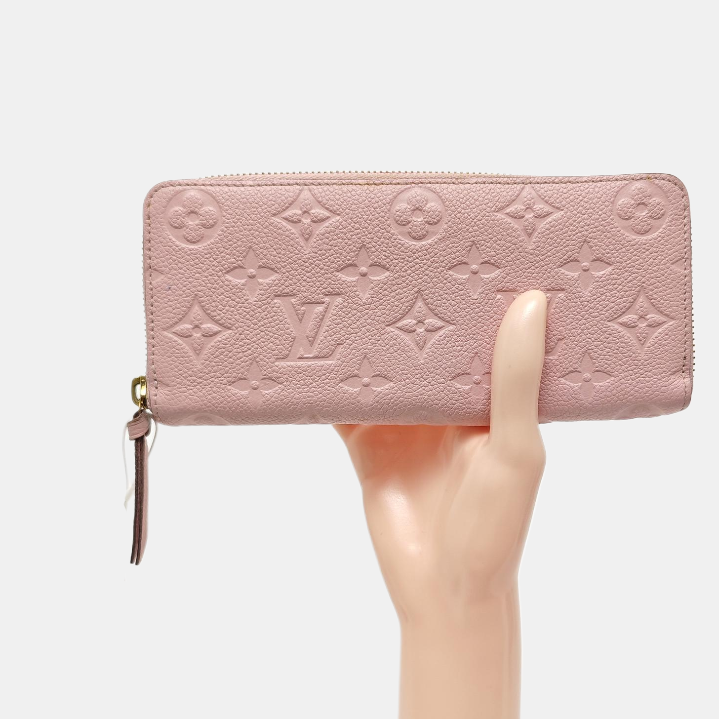 CLÉMENCE Monogram Calfskin Pink Wallet