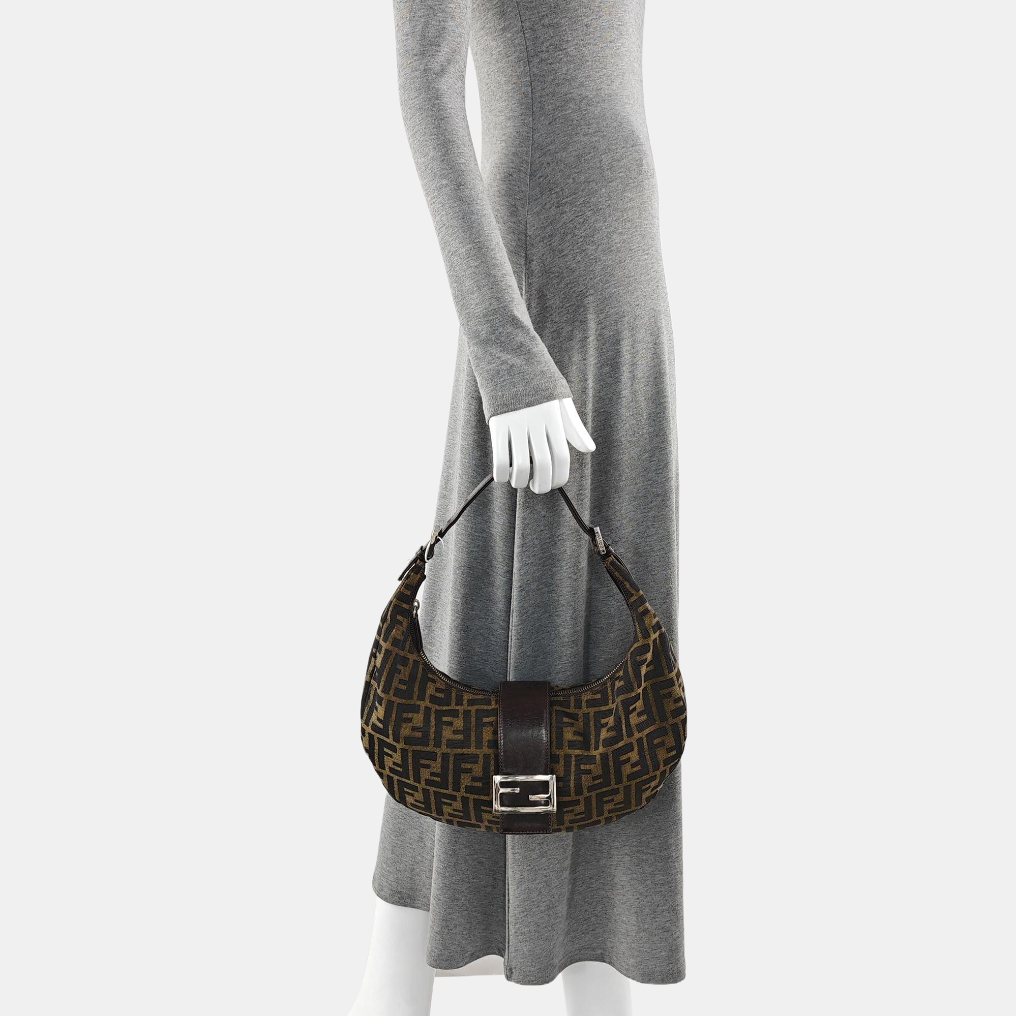 Canvas Shoulder Bag Brown