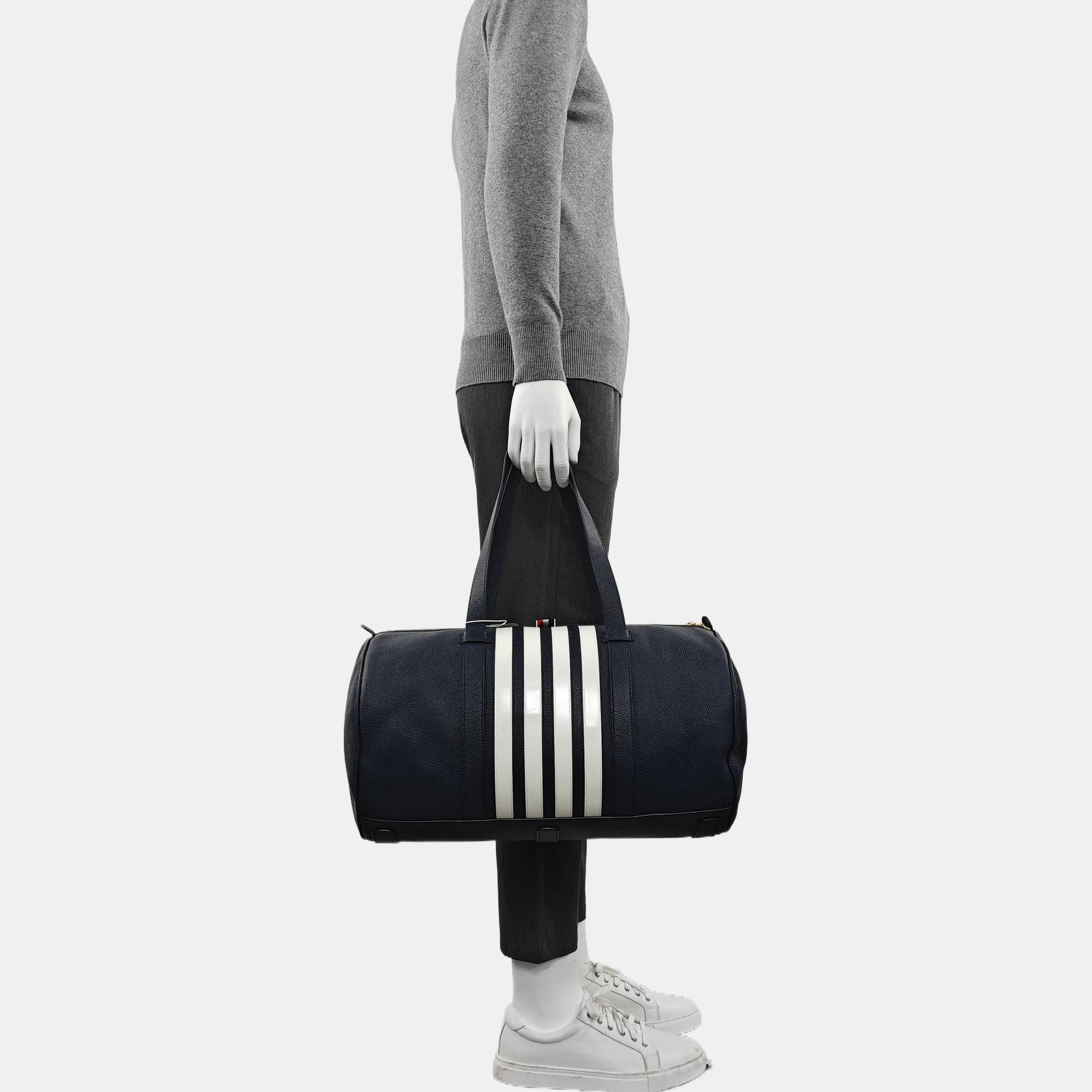 Calfskin Top Handle Bag Blue