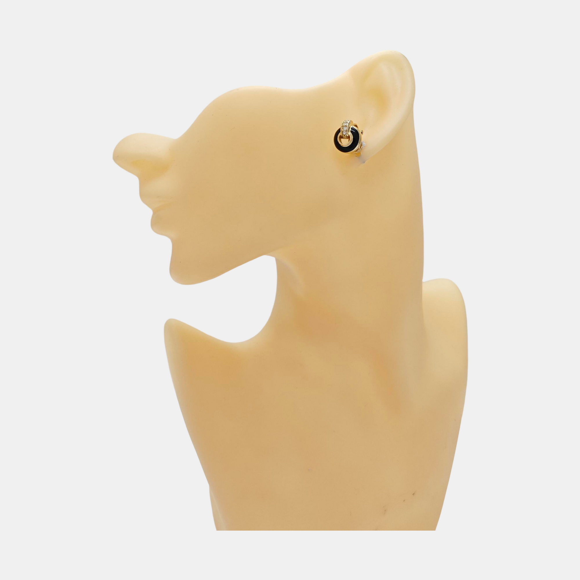 Metal Gold Clip On Earrings