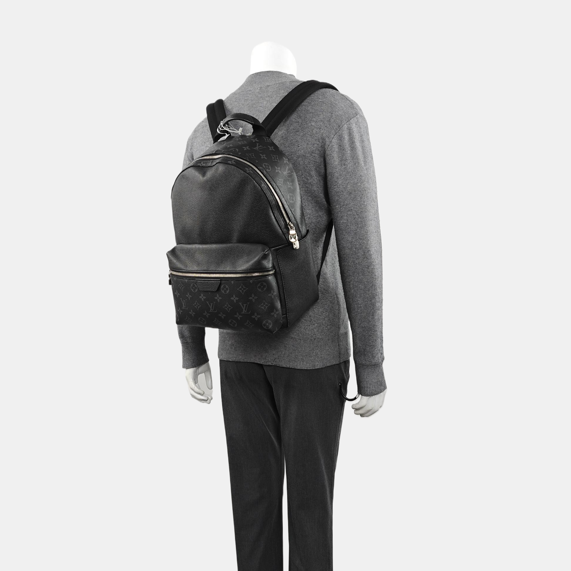 DISCOVERY PM Monogram Coated Canvas Black