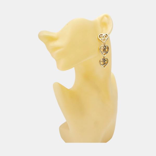 Metal Gold Stud Earrings