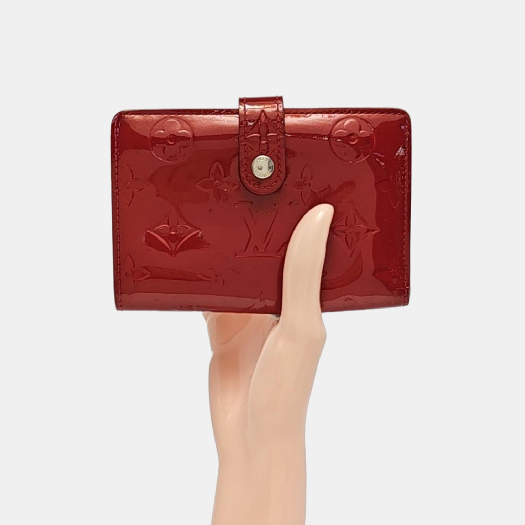 VIENNOIS Patent Leather Red Wallet