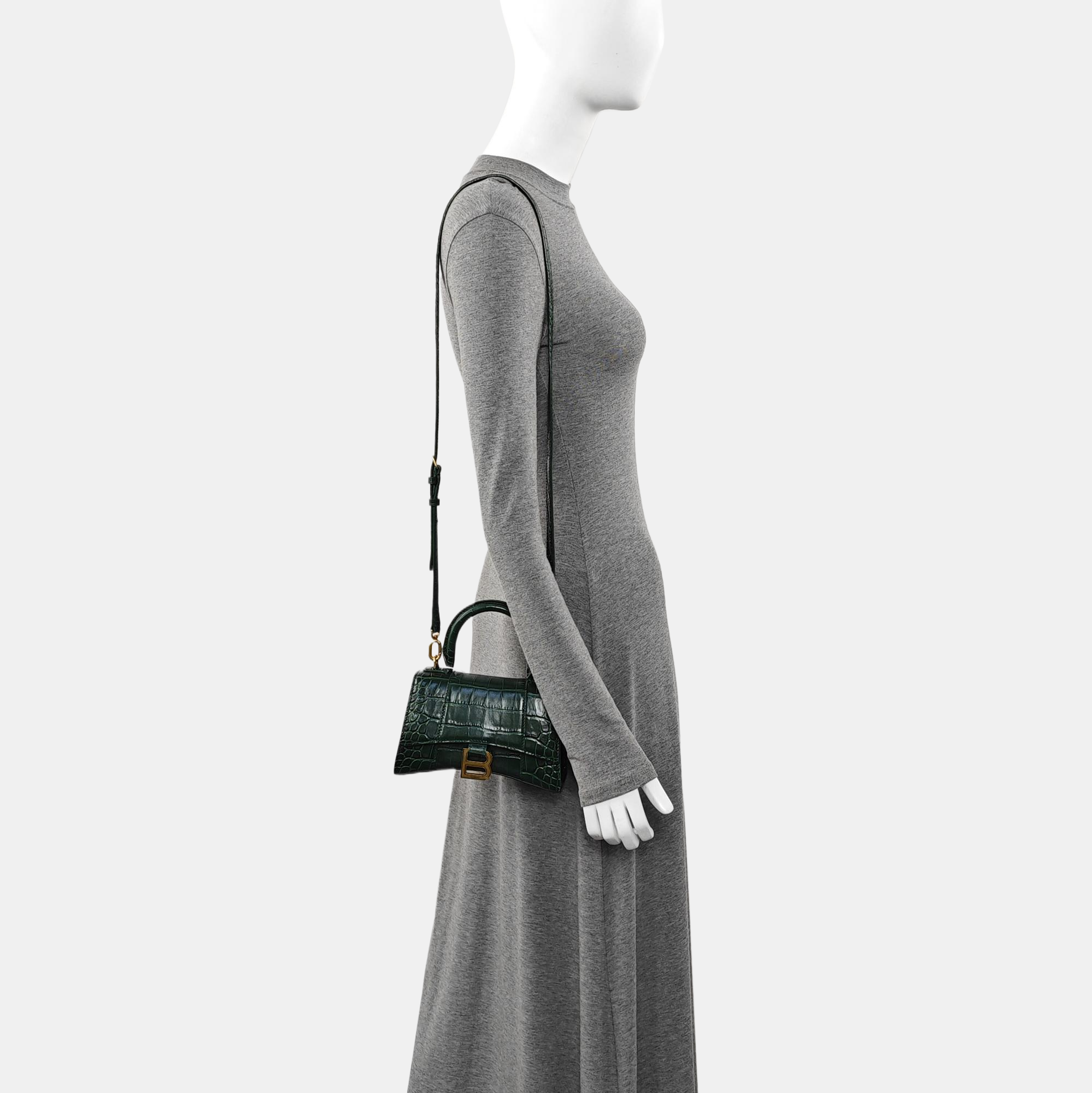 Hourglass XS Calfskin Green