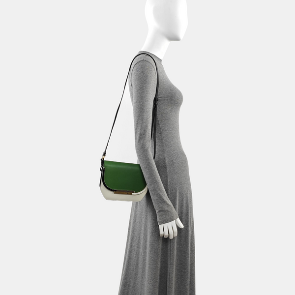 Calfskin Shoulder Bag Green