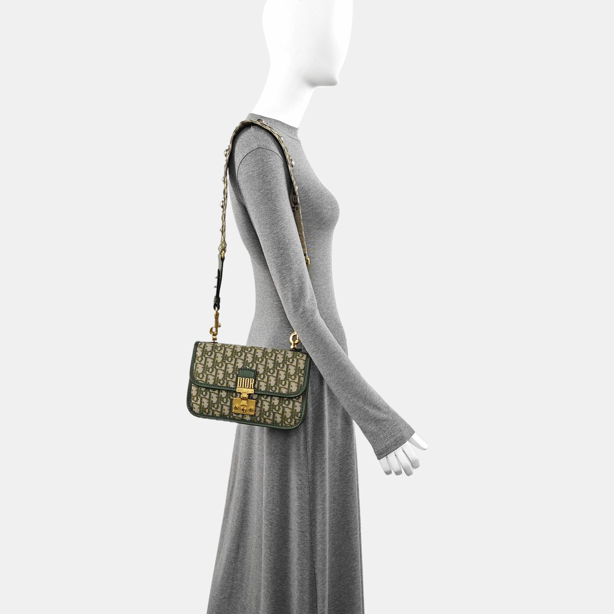 Dioraddict Oblique Canvas Green