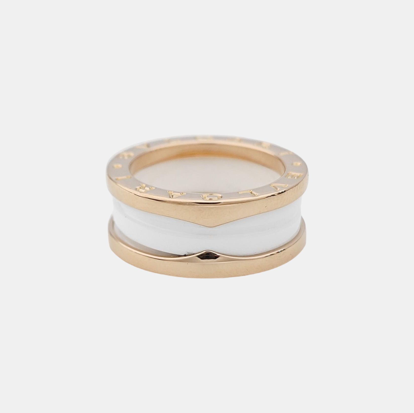 B.ZERO1 18k Rose Gold Ring EU 50