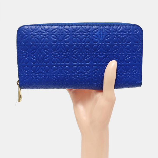 Calfskin Wallet Blue