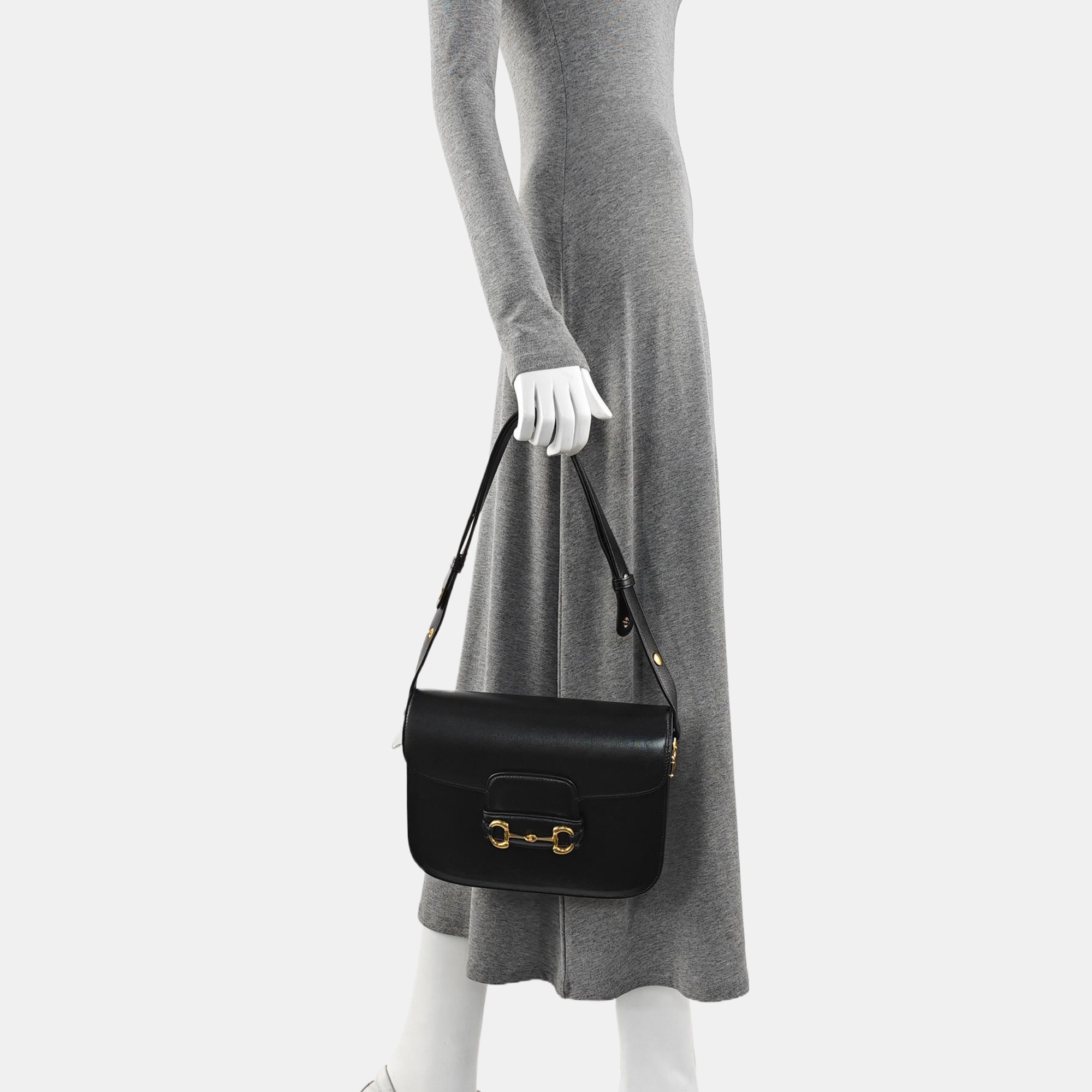 Horsebit 1955 Small Calfskin Black