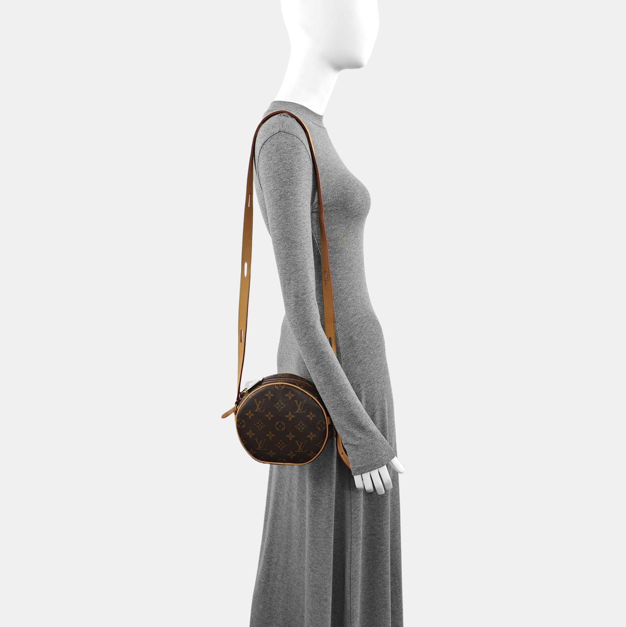 BOITE CHAPEAU PM Monogram Coated Canvas Brown