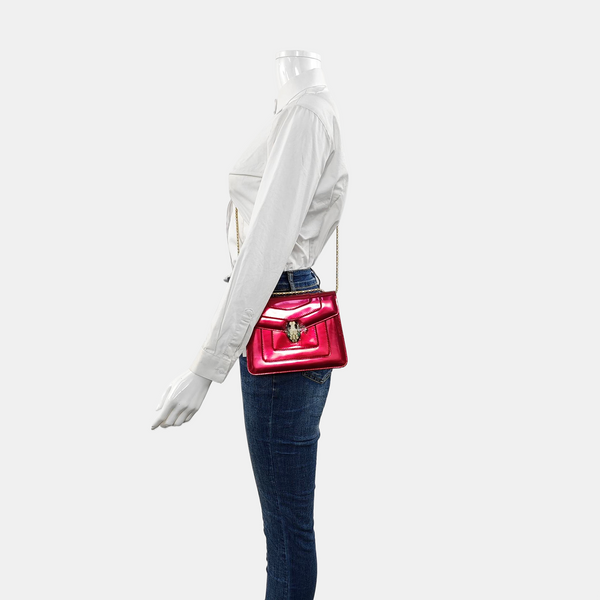 SERPENTI FOREVER Small Patent Leather Red