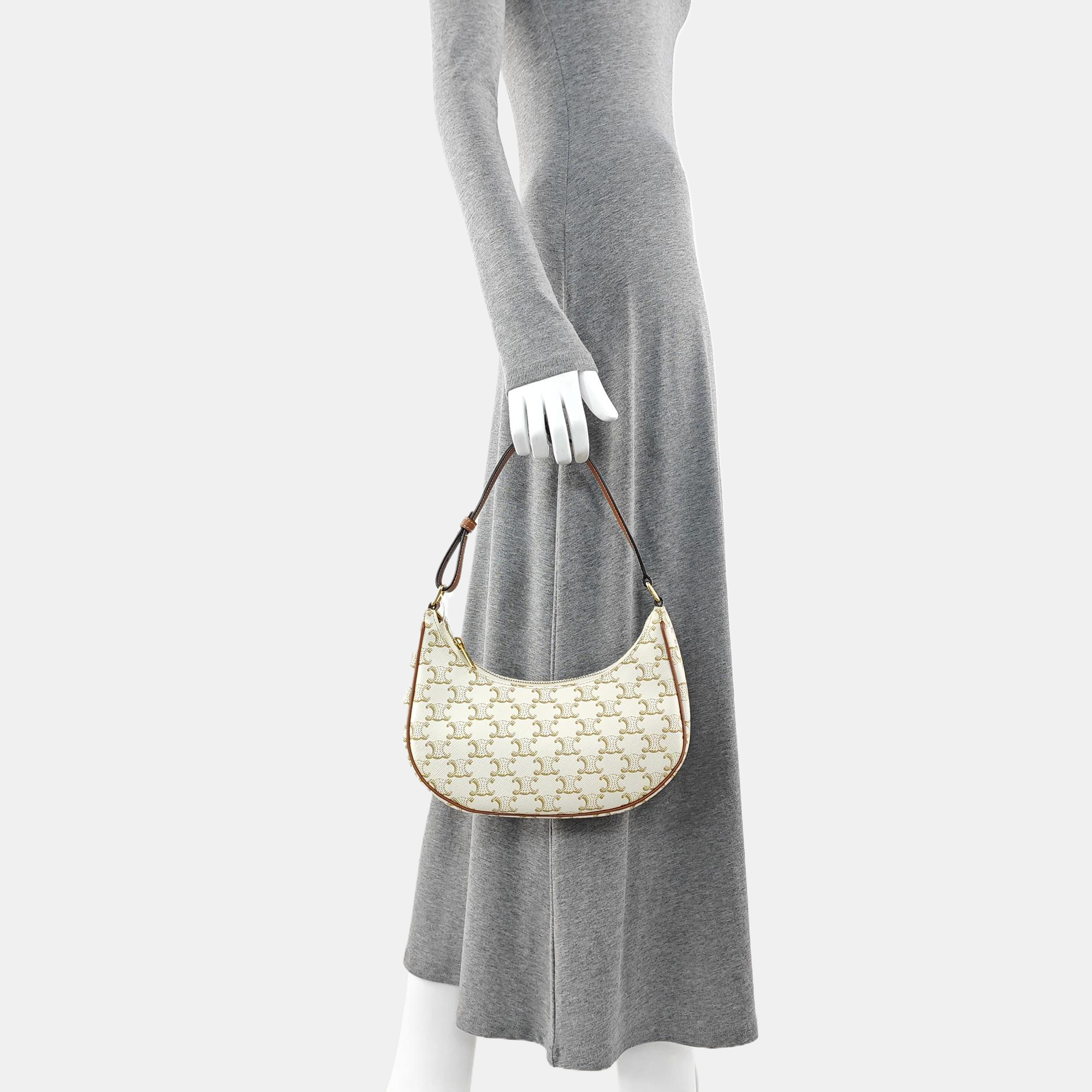 AVA Medium Coated Canvas Beige