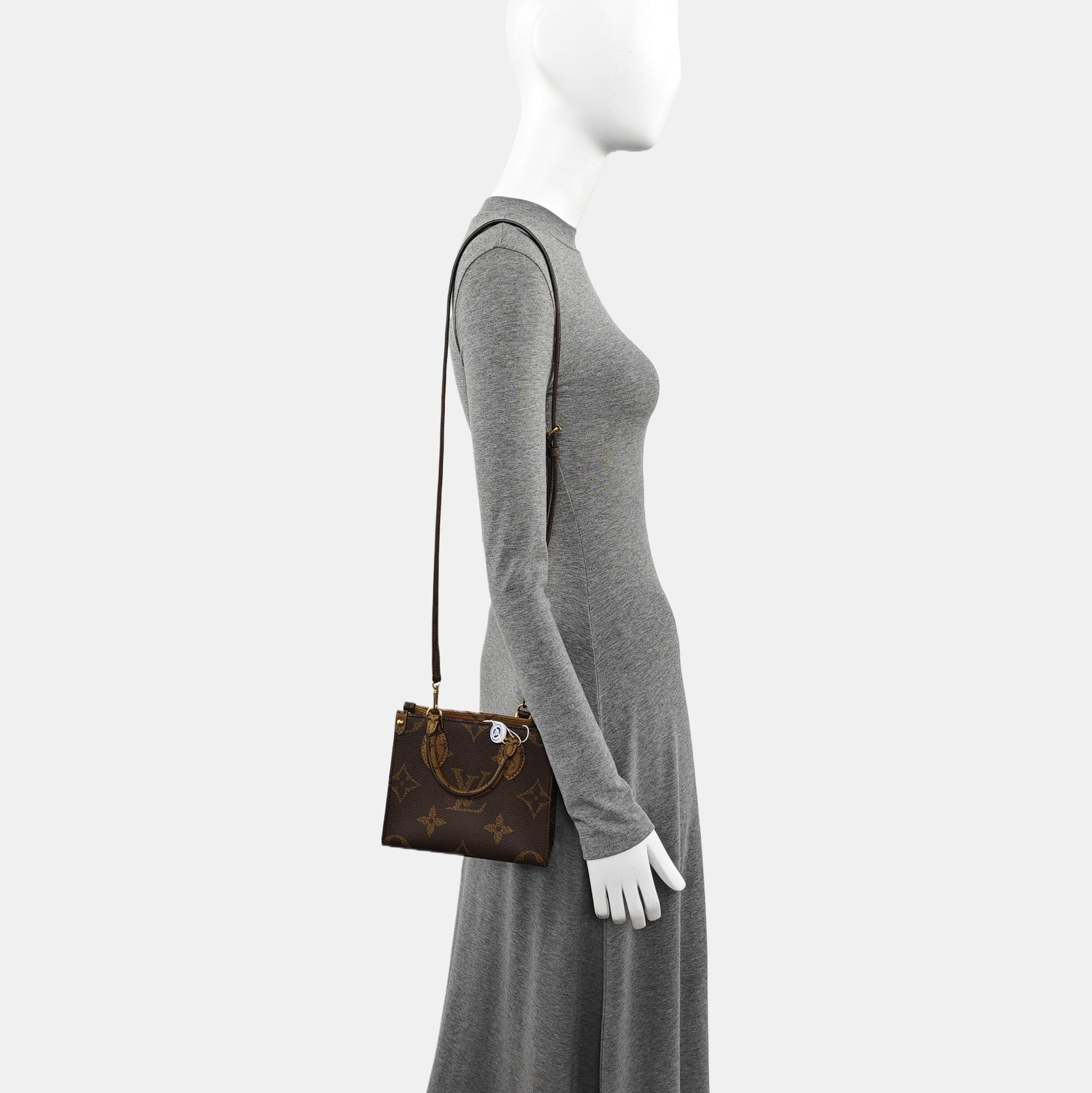 ONTHEGO BB Monogram Coated Canvas Brown