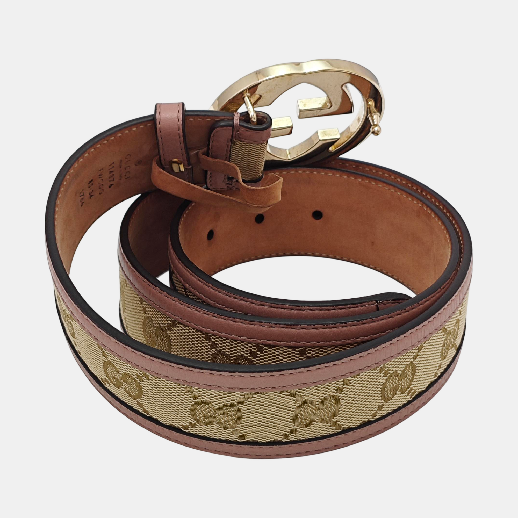 Fabric Belt Beige