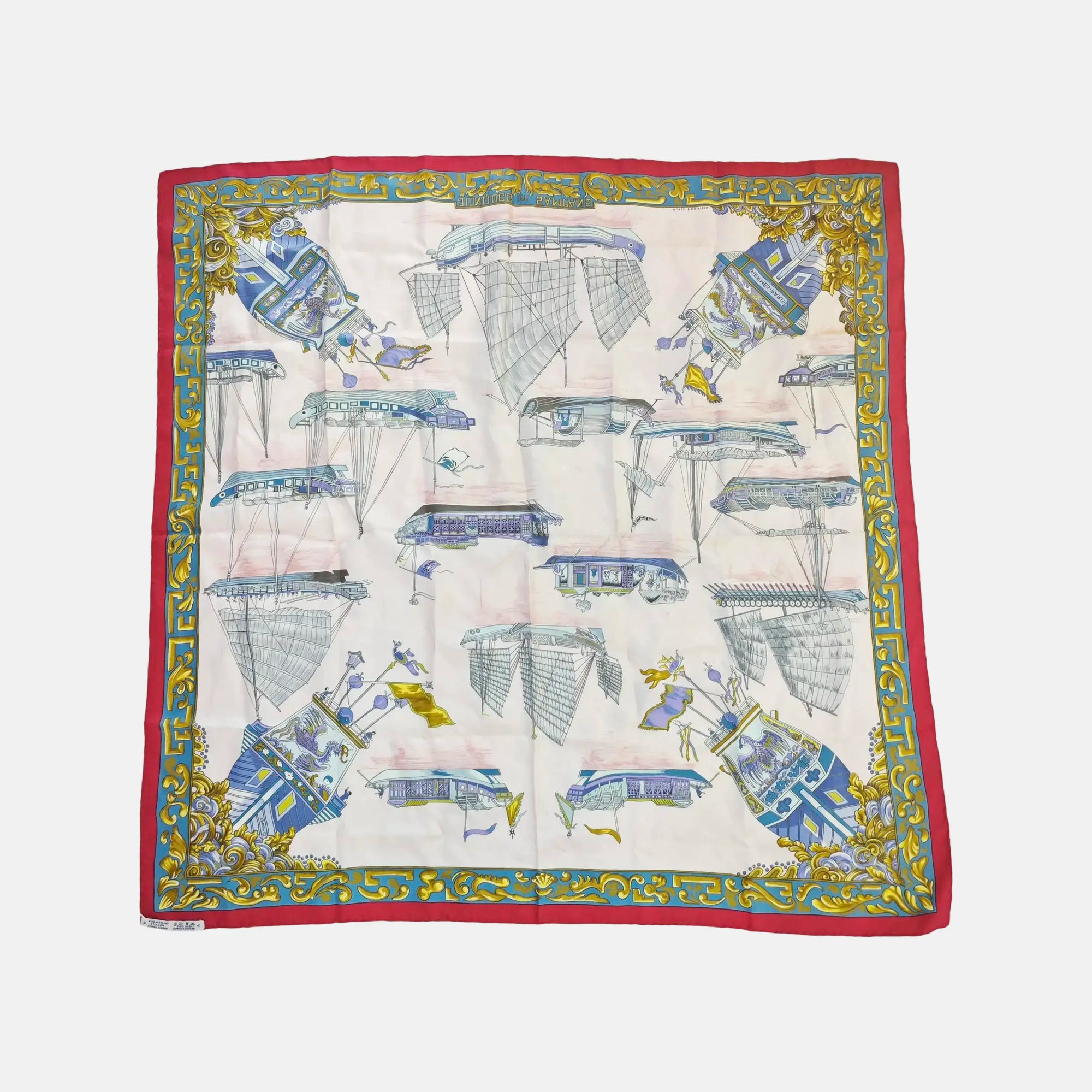 Mulberry Silk Silk Scarf Multicolor
